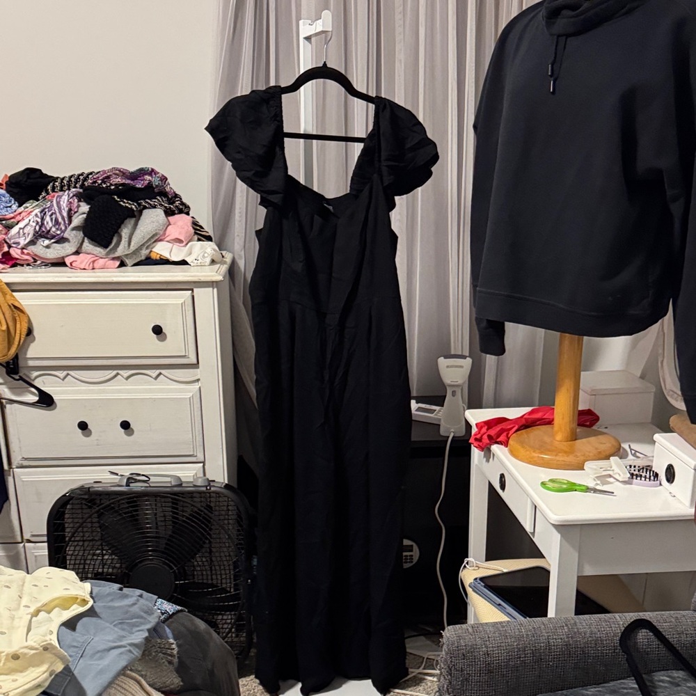 Old Navy Black Smocked jumpsuit